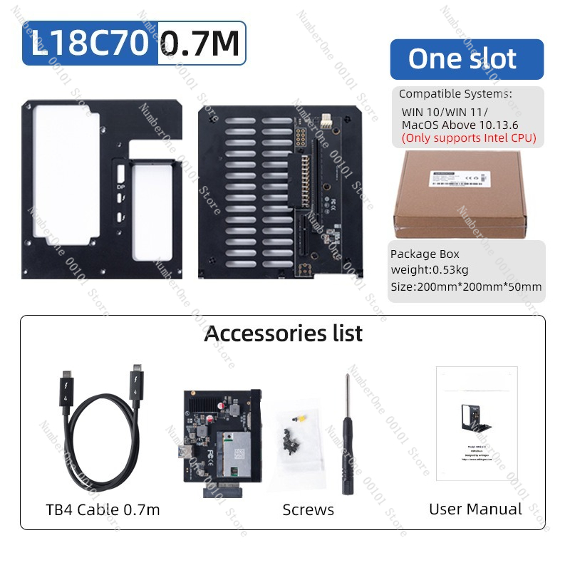 Base de conexión externa para  - Thunderbolt 4 External Gpu Enclosure reseña y precio